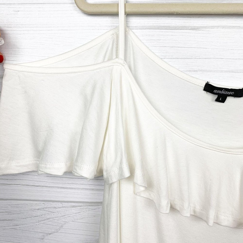 Ambiance Ruffled Top Large - Picture 4 of 6